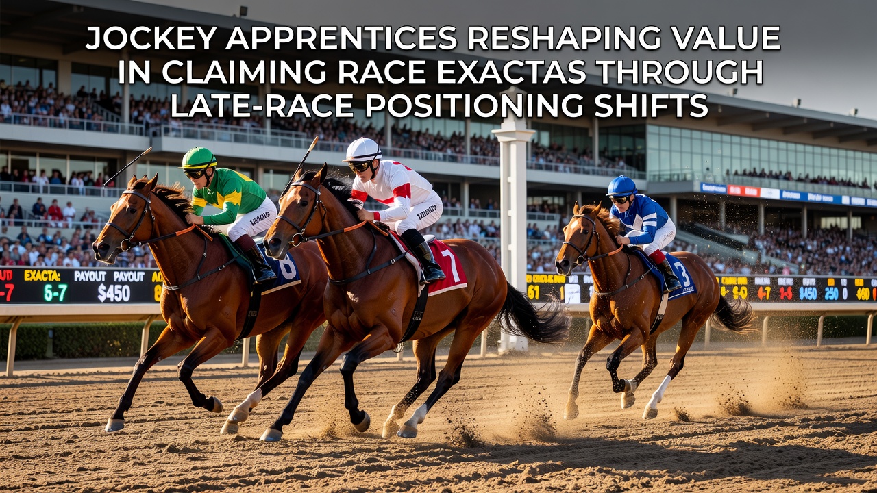 Late positioning shifts by apprentices in claiming race exactas