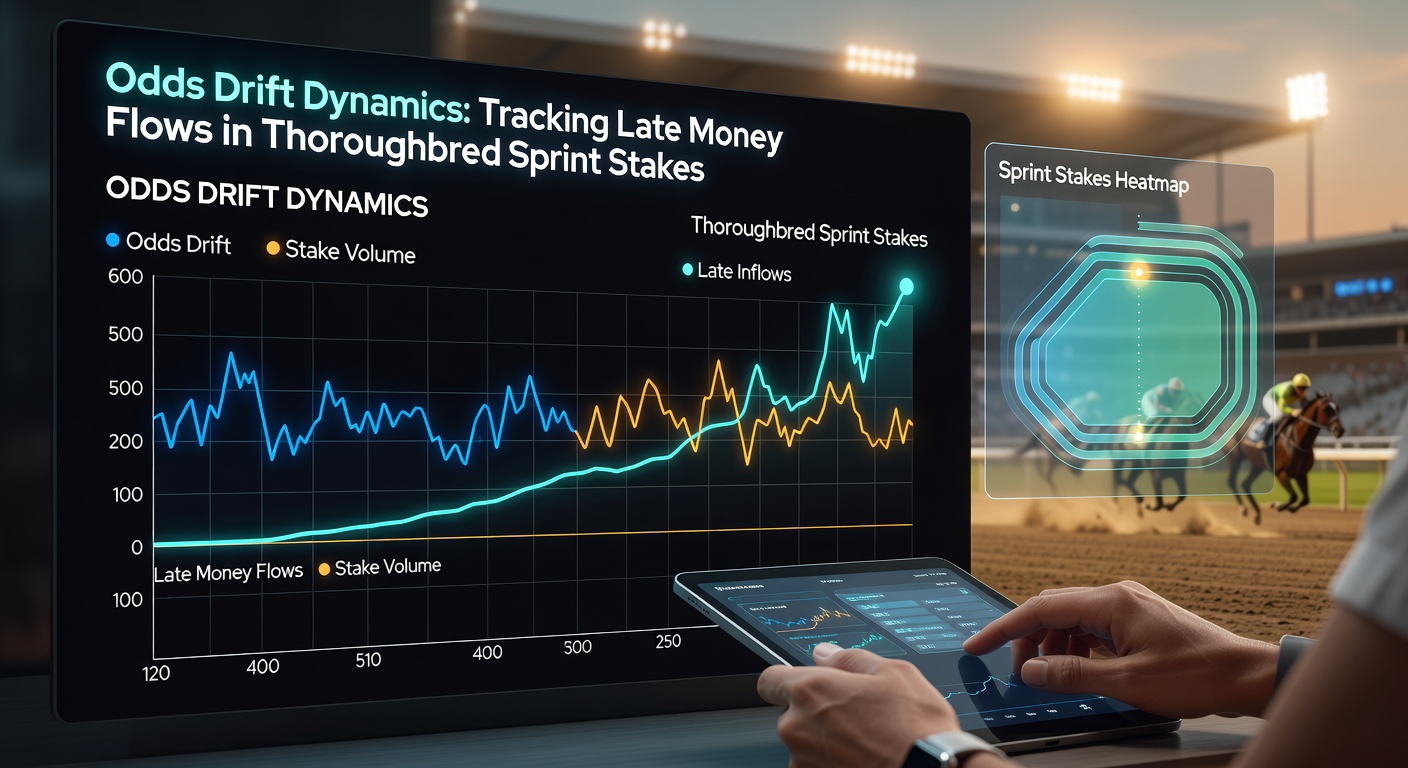 Close-up of a sprint stakes race start, capturing the intense gate action that fuels late betting decisions and odds movements