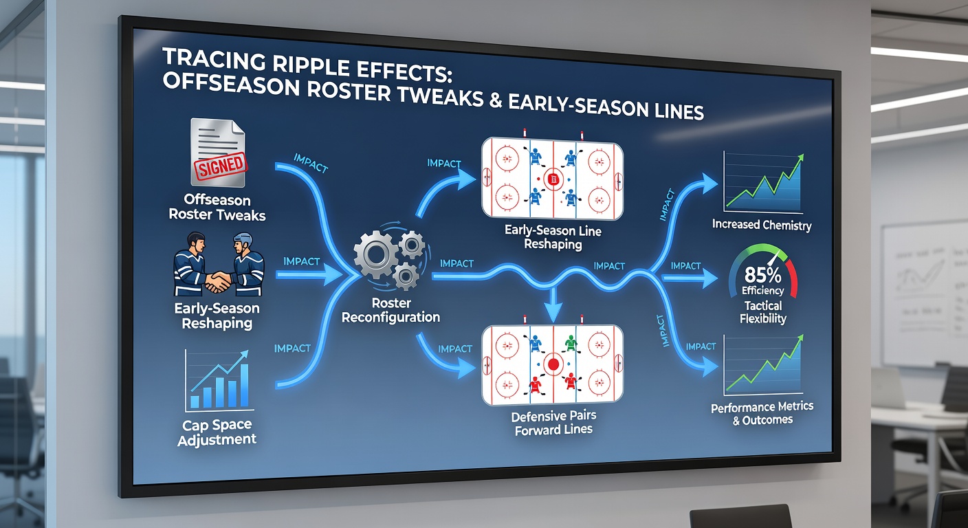 Illustration of soccer transfers and basketball signings affecting opening-week odds structures